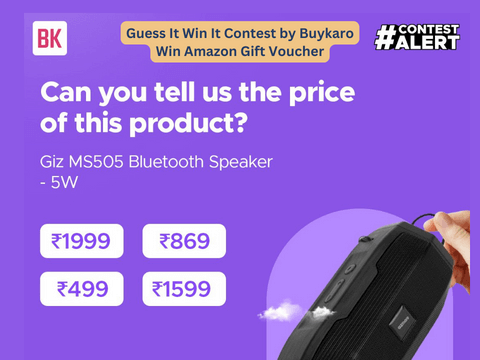 Guess It Win It Contest by Buykaro – Win Amazon Gift Voucher