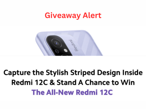 Redmi 12C Giveaway Update
