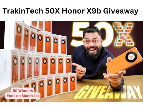 TrakinTech 50X Honor X9b Giveaway: Your Chance to Win Big