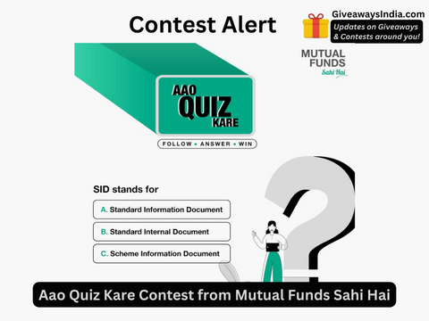 Aao Quiz Kare Contest from Mutual Funds Sahi Hai