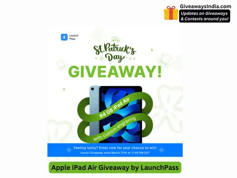 Apple iPad Air Giveaway by LaunchPass