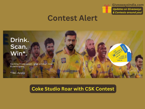 Coke Studio Roar with CSK Contest – Win IPL Tickets