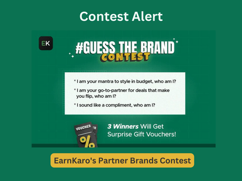 EarnKaro Guess The Brand Contest
