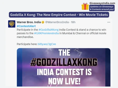 Godzilla X Kong: The New Empire Contest – Win Movie Tickets