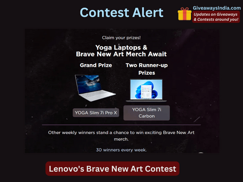 Lenovo’s Brave New Art Contest – Win Lenovo Laptop