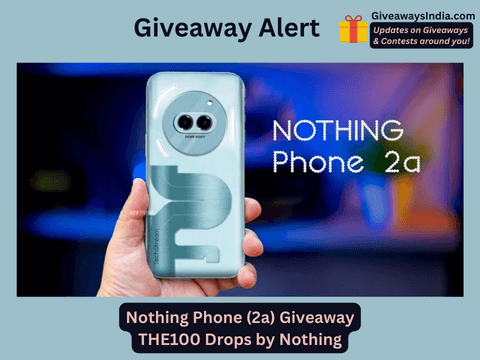 Nothing Phone (2a) Giveaway – THE100 Drops by Nothing