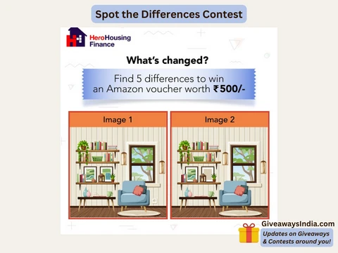 Spot the Differences Contest by Hero Housing Finance
