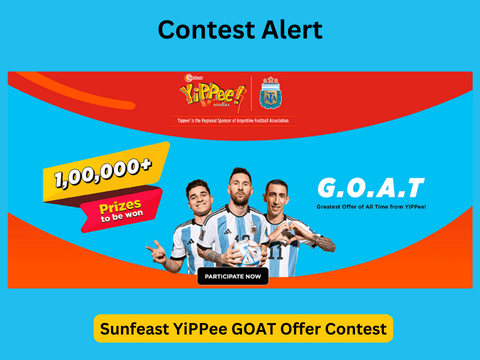 Join the Sunfeast YiPPee! GOAT Offer Contest and Win Exciting Prizes
