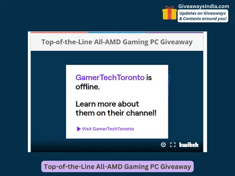 Top-of-the-Line All-AMD Gaming PC Giveaway by GamerTech