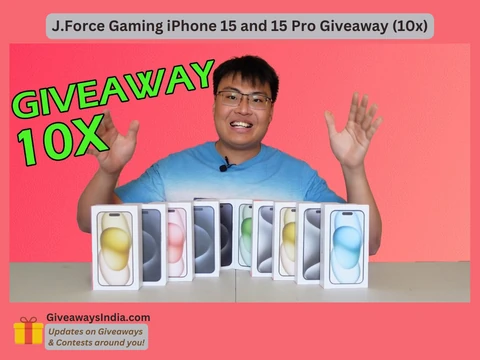 J.Force Gaming iPhone 15 and 15 Pro Giveaway (10x)