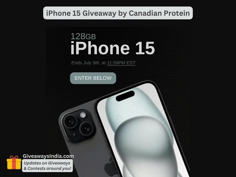 iPhone 15 Giveaway by Canadian Protein